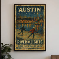 Austin River Of Lights Poster