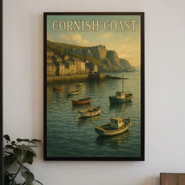Cornish Coast Poster
