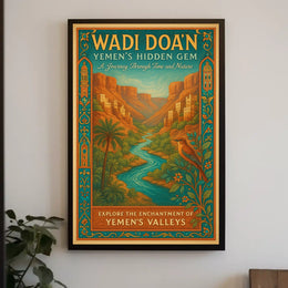 Wadi Doan YemenS Hidden Gem Poster