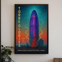 Torre Glòries Icon of Innovation Poster