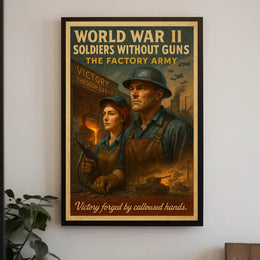 Soldiers Without Guns The Factory Army Poster