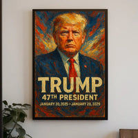 Trump Visionary Leader Turbulent Era Collectors Poster