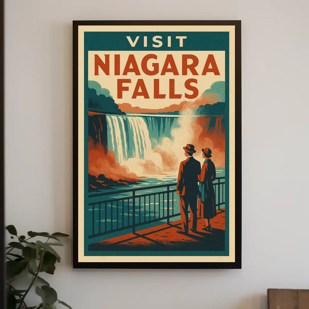 Visit Niagara Falls Poster