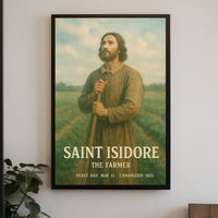 Saint Isidore The Farmer Poster