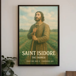 Saint Isidore The Farmer Poster
