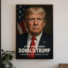 Donald Trump Visionary Statesman Poster