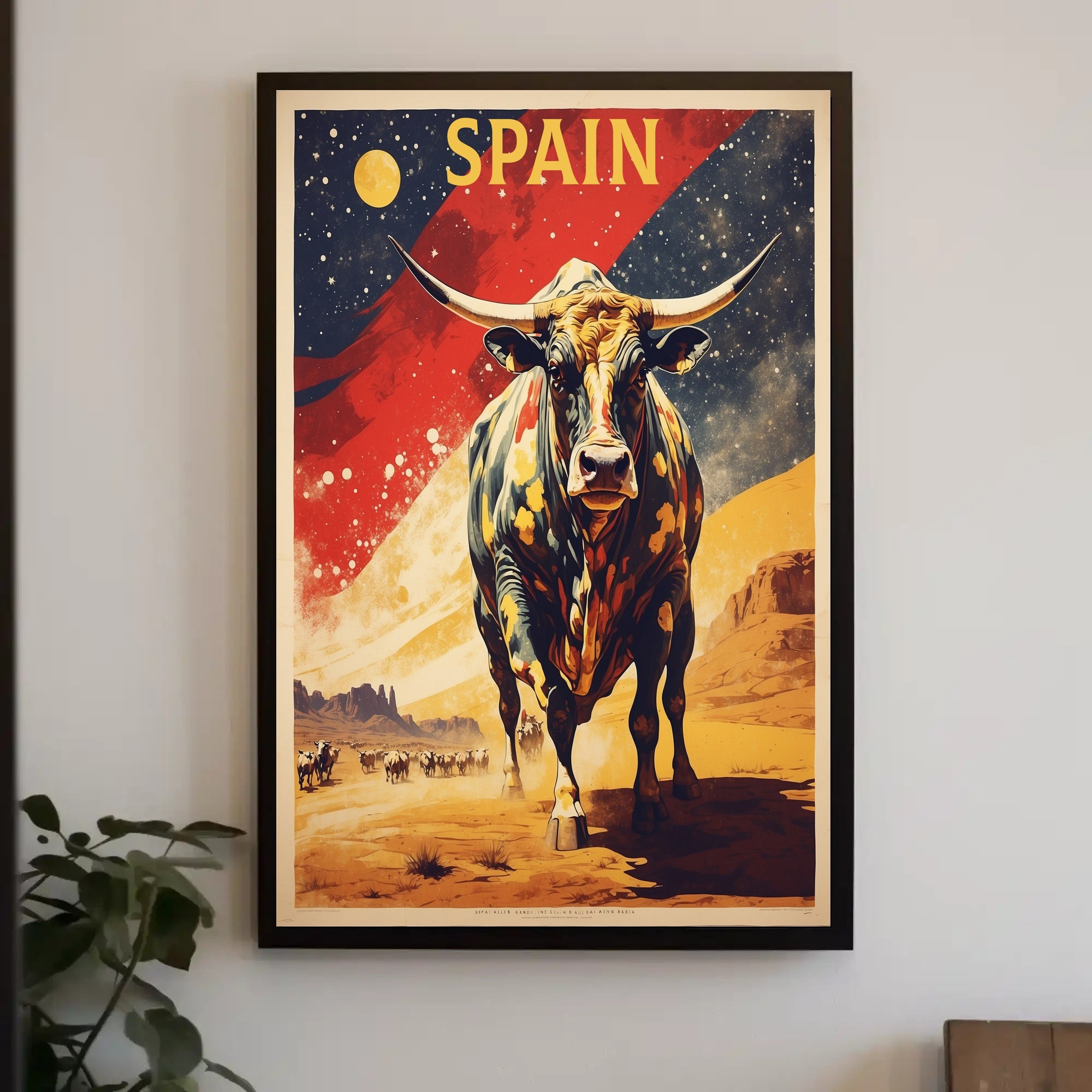Bull of Strength and Tradition: Cultural or Heritage Poster