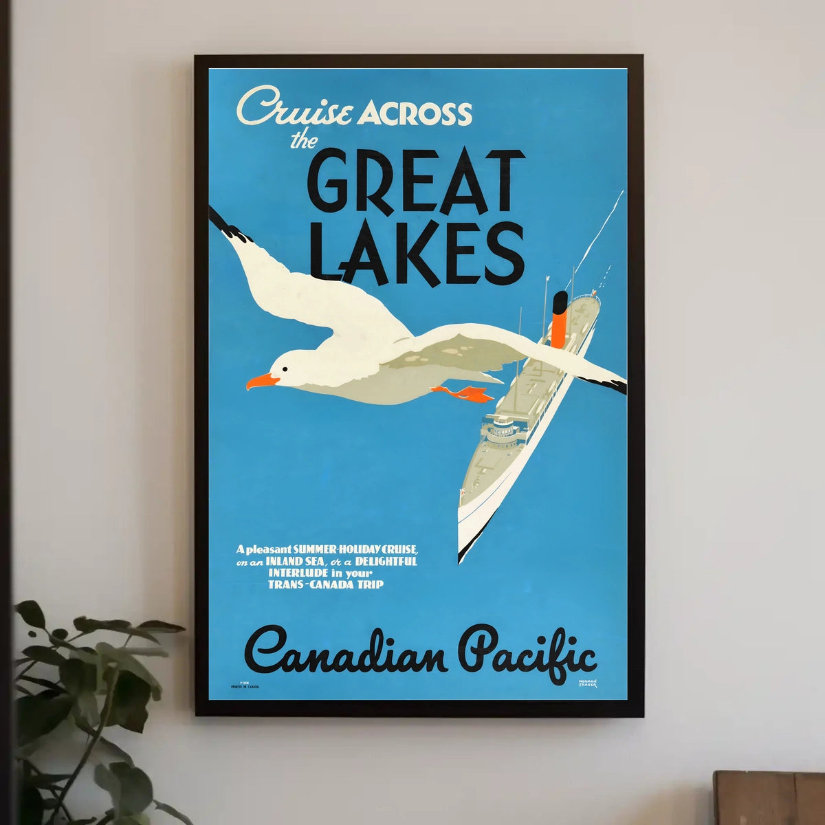 Cruise Across The Great Lakes Poster