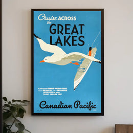 Cruise Across The Great Lakes Poster
