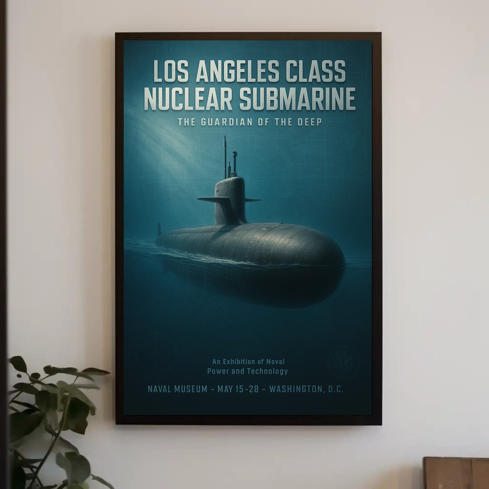 Los Angeles  Nuclear Submarine Poster PosterGoat