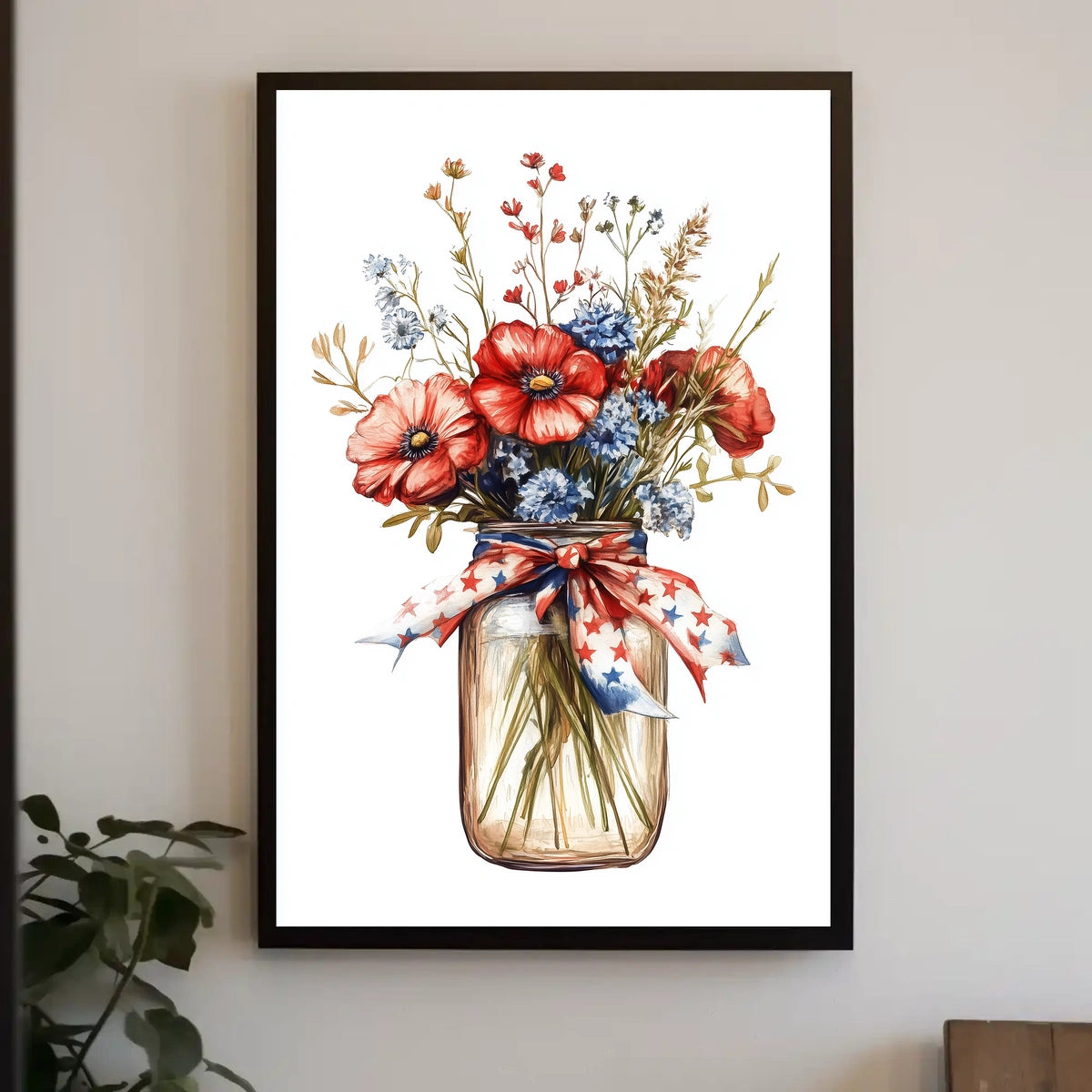 sketch of a mason jar Poster