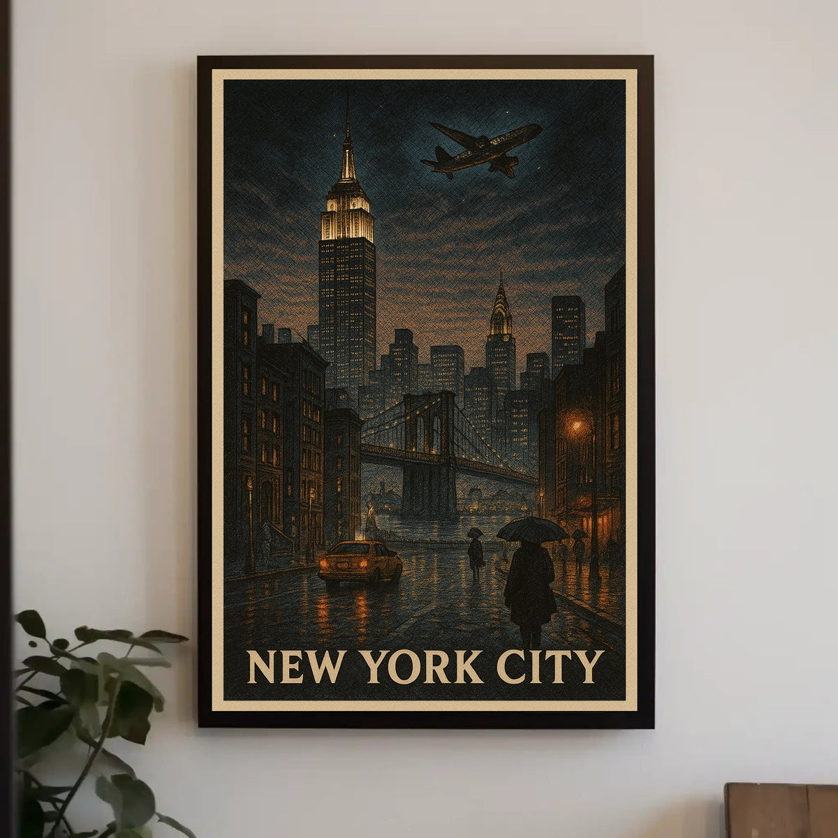 New York City Skyline Poster