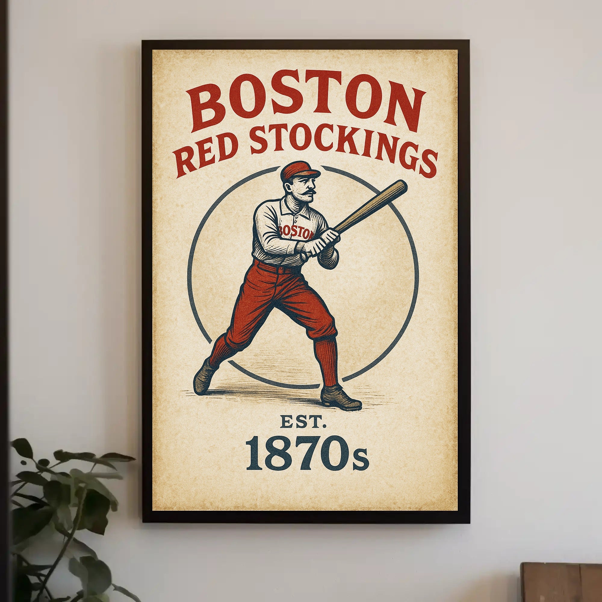 Boston Red Stockings  Est. 1870s Poster PosterGoat