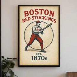 Boston Red Stockings  Est. 1870s Poster PosterGoat