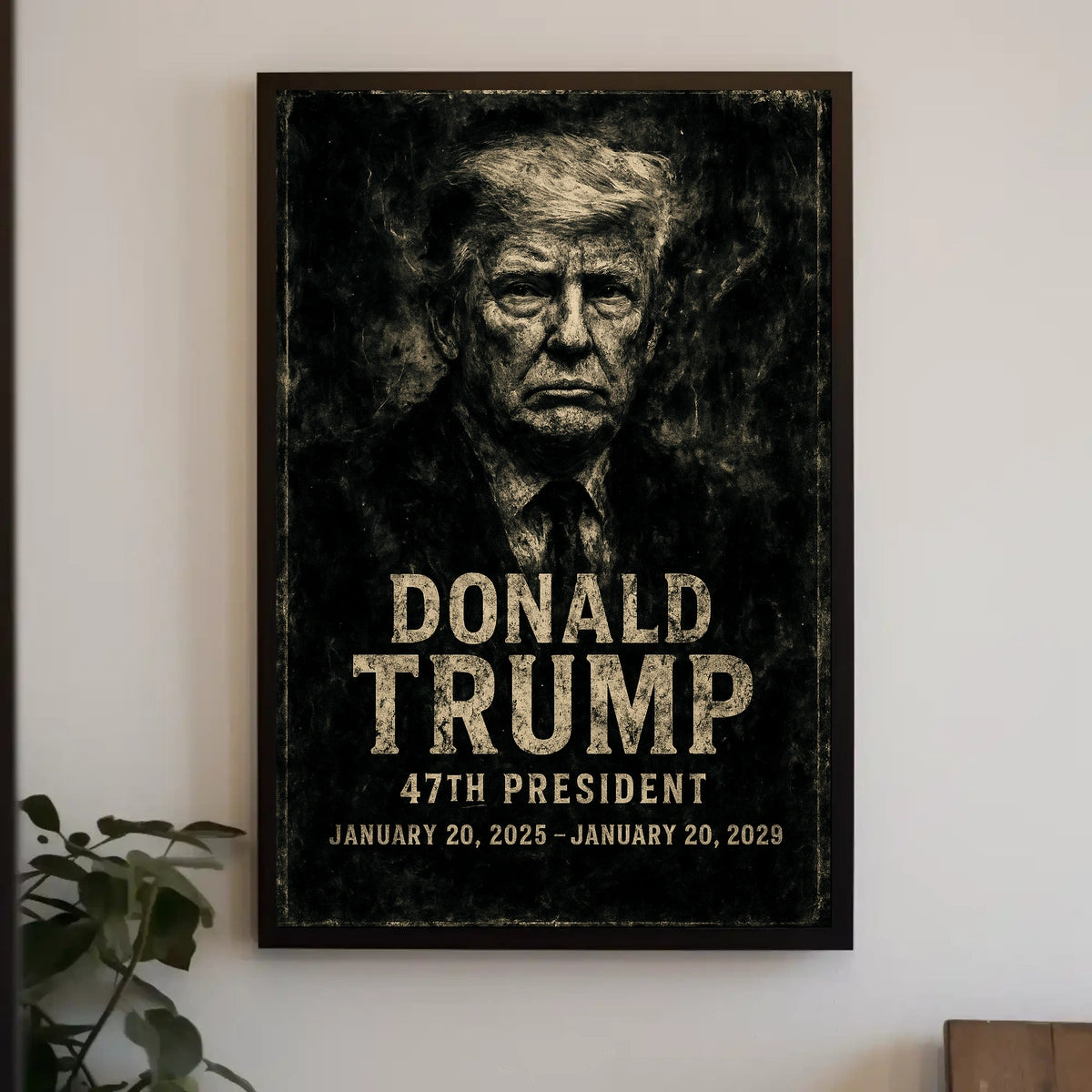 Donald Trump Guardian Past Future Surreal Digital Poster