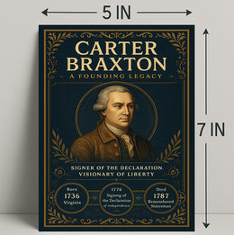 Carter Braxton A Founding Legacy Poster PosterGoat