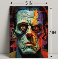 Fragmented Portrait Poster PosterGoat