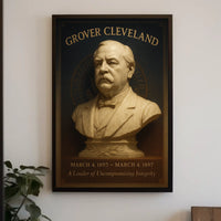 Grover Cleveland A Leader of Uncompromising Integrity Poster