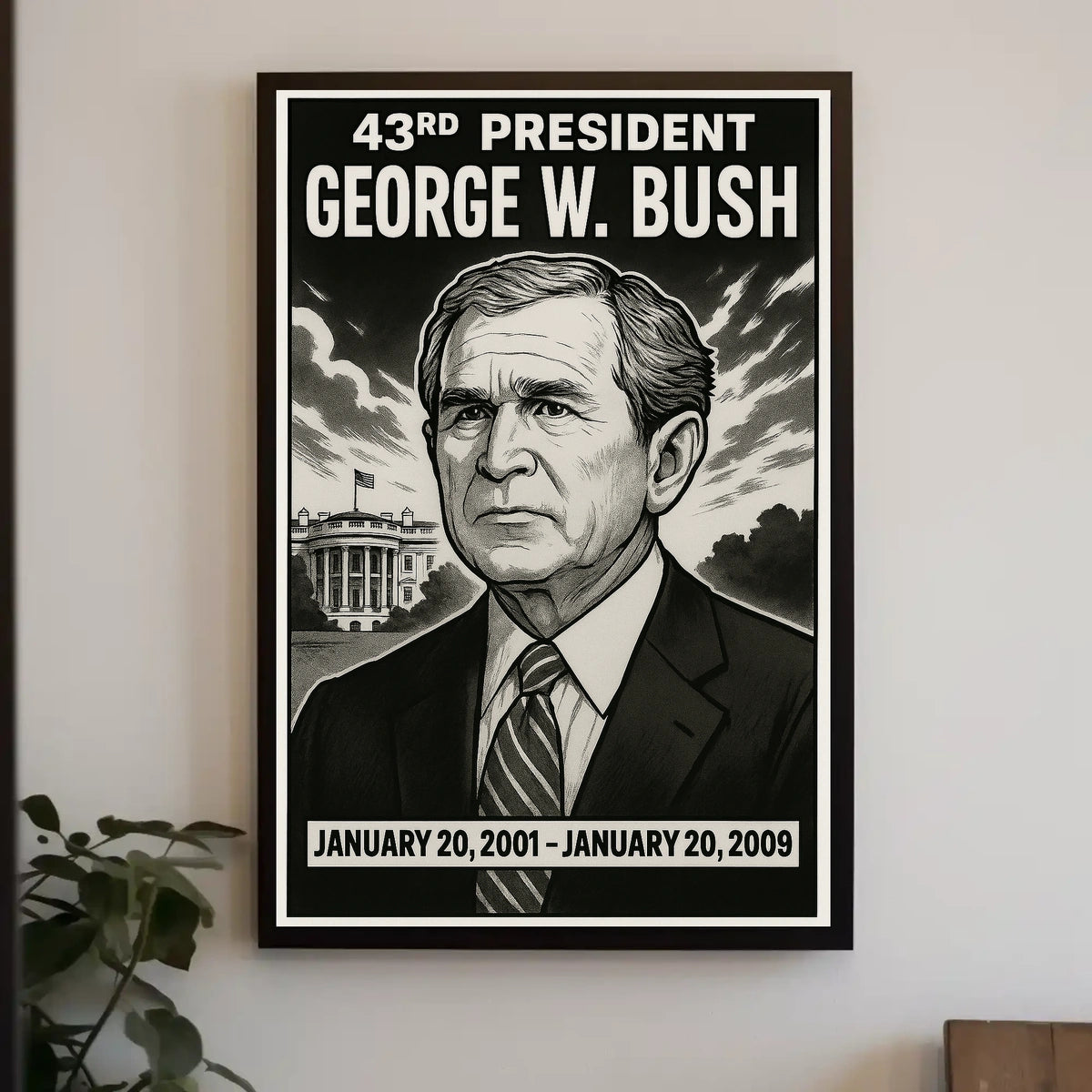 George W. Bush 43Rd President Poster
