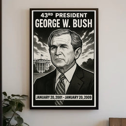 George W. Bush 43Rd President Poster