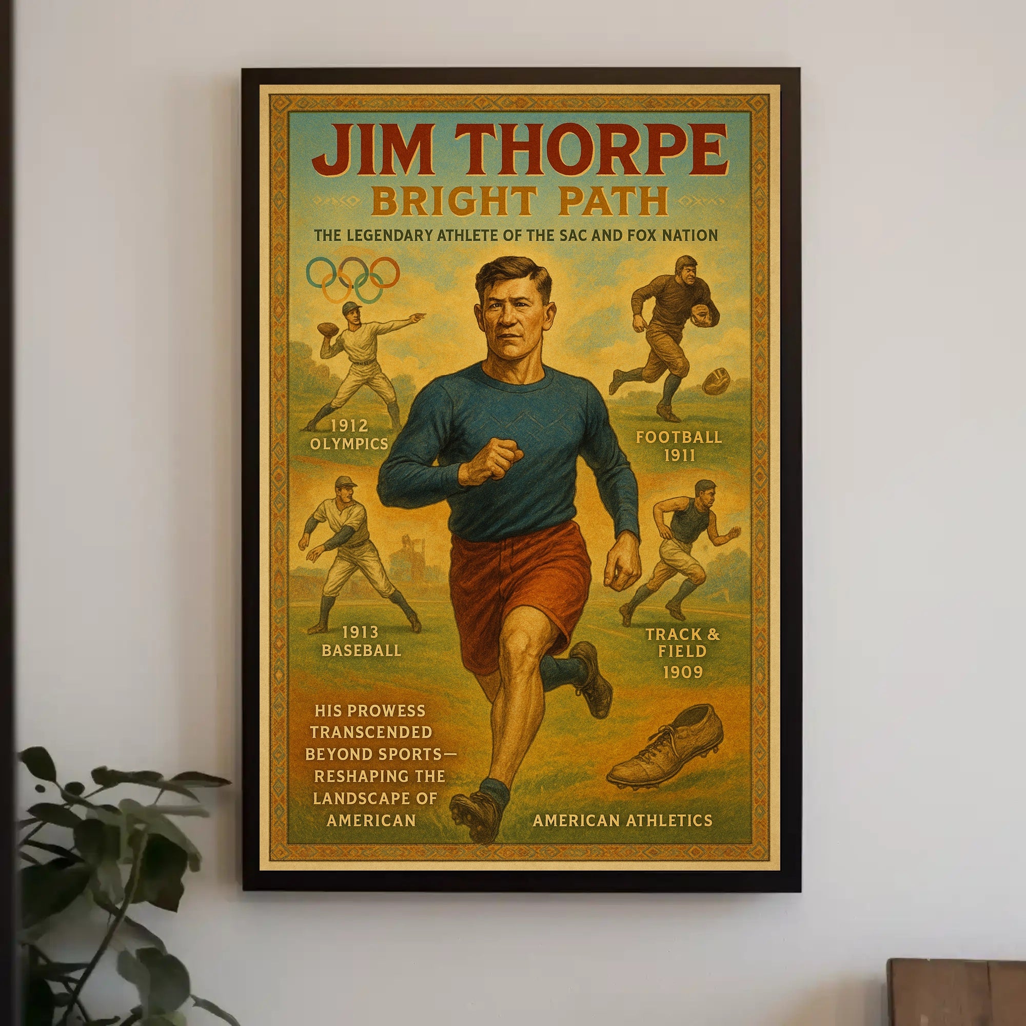 Jim Thorpe: Bright Path Poster