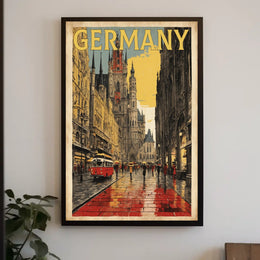 Germany Urban Charm Poster