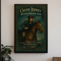 Caesar Rodney A Revolutionary Ride Poster