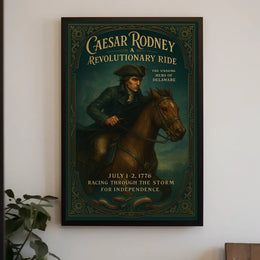 Caesar Rodney A Revolutionary Ride Poster