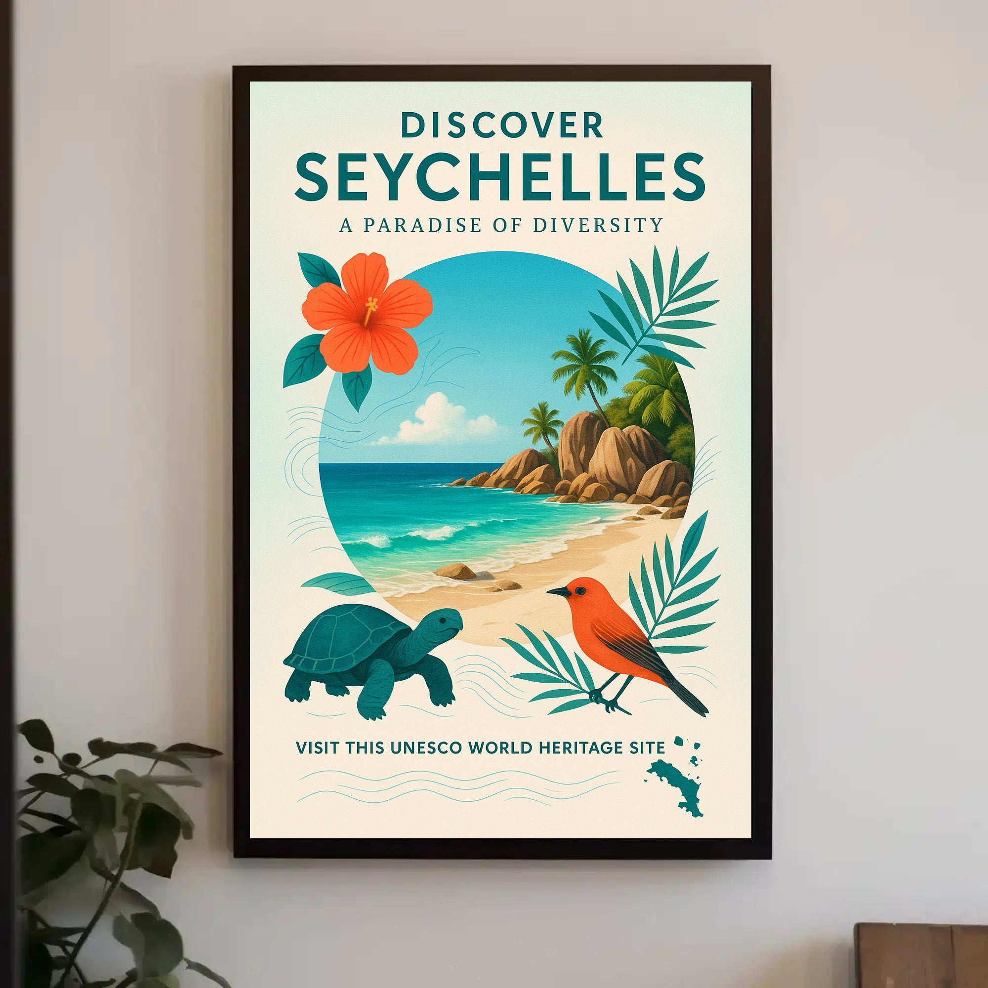 Discover Seychelles  A Paradise of Diversity Poster PosterGoat