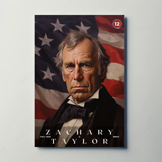 Zachary Taylor 12th President Of The United States Portrait