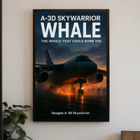 Douglas A-3D Skywarrior The Whale Poster PosterGoat
