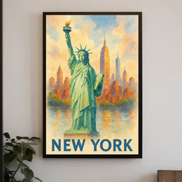 New York Cityscape Poster