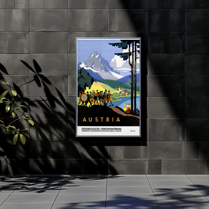 Austria Travel Poster