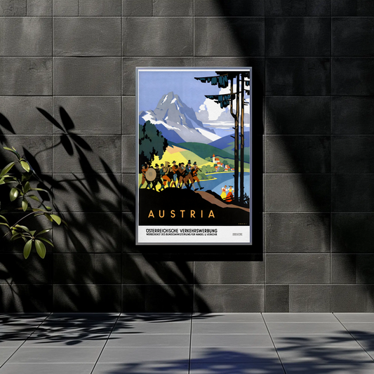 Austria Travel Poster