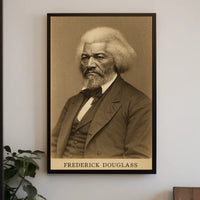 Frederick Douglass Portrait Poster