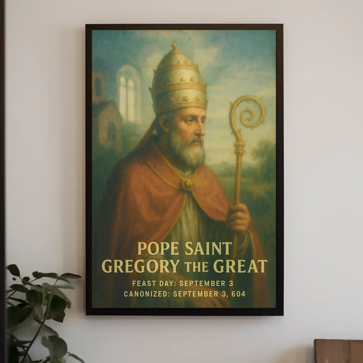 Pope Saint Gregory The Great Poster