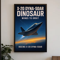 Boeing X-20 Dyna-Soar Wings to Orbit Poster PosterGoat