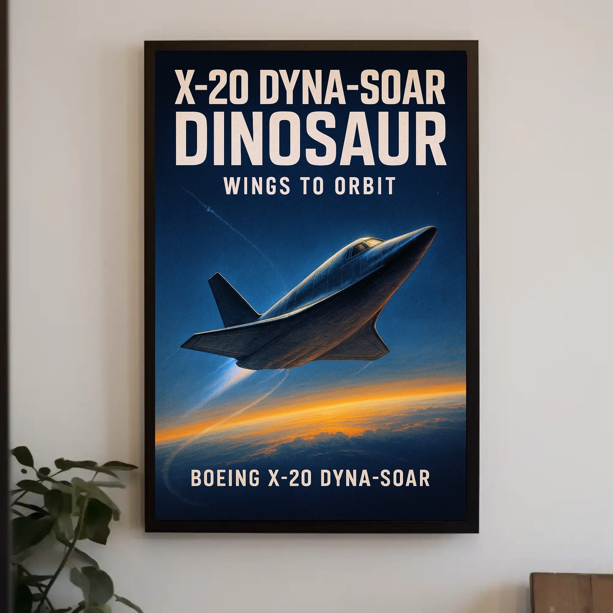 Boeing X-20 Dyna-Soar Wings to Orbit Poster PosterGoat