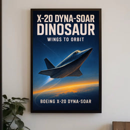 Boeing X-20 Dyna-Soar Wings to Orbit Poster PosterGoat