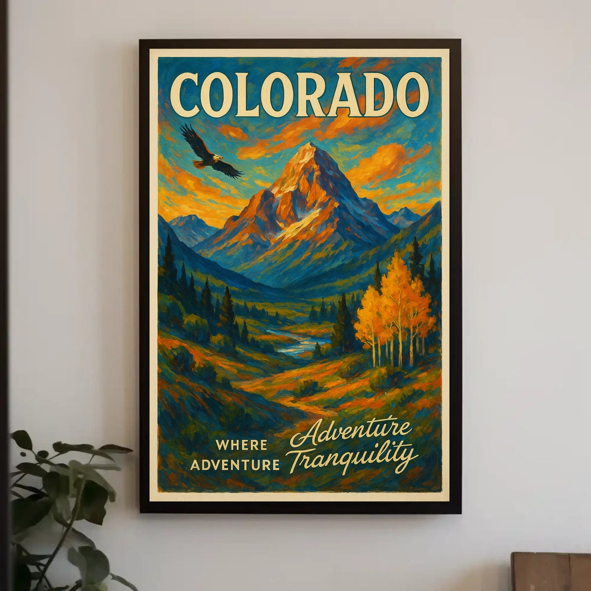 Colorado Where Adventure Meets Tranquility Description Discover the breathtaking Poster