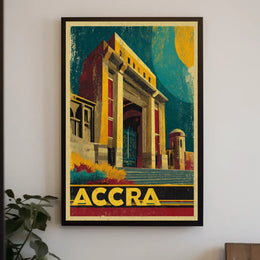 Accra Architectural Poster