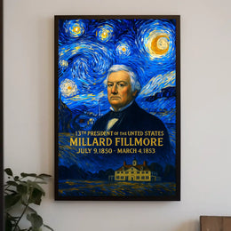 Millard Fillmore 13th President of the United States Presidential Masterpiece Series Poster