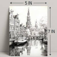 Tranquil Canal Scene Poster