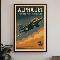 Alpha Jet Aviation Enthusiast Poster