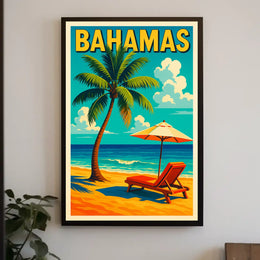 Bahamas Beach Paradise Poster