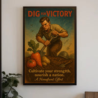Dig for Victory WWII Propaganda Poster