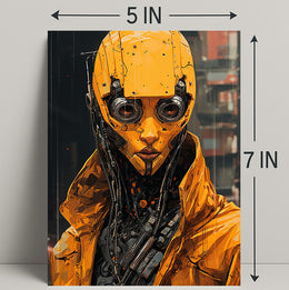 Futuristic Sentinel Poster PosterGoat