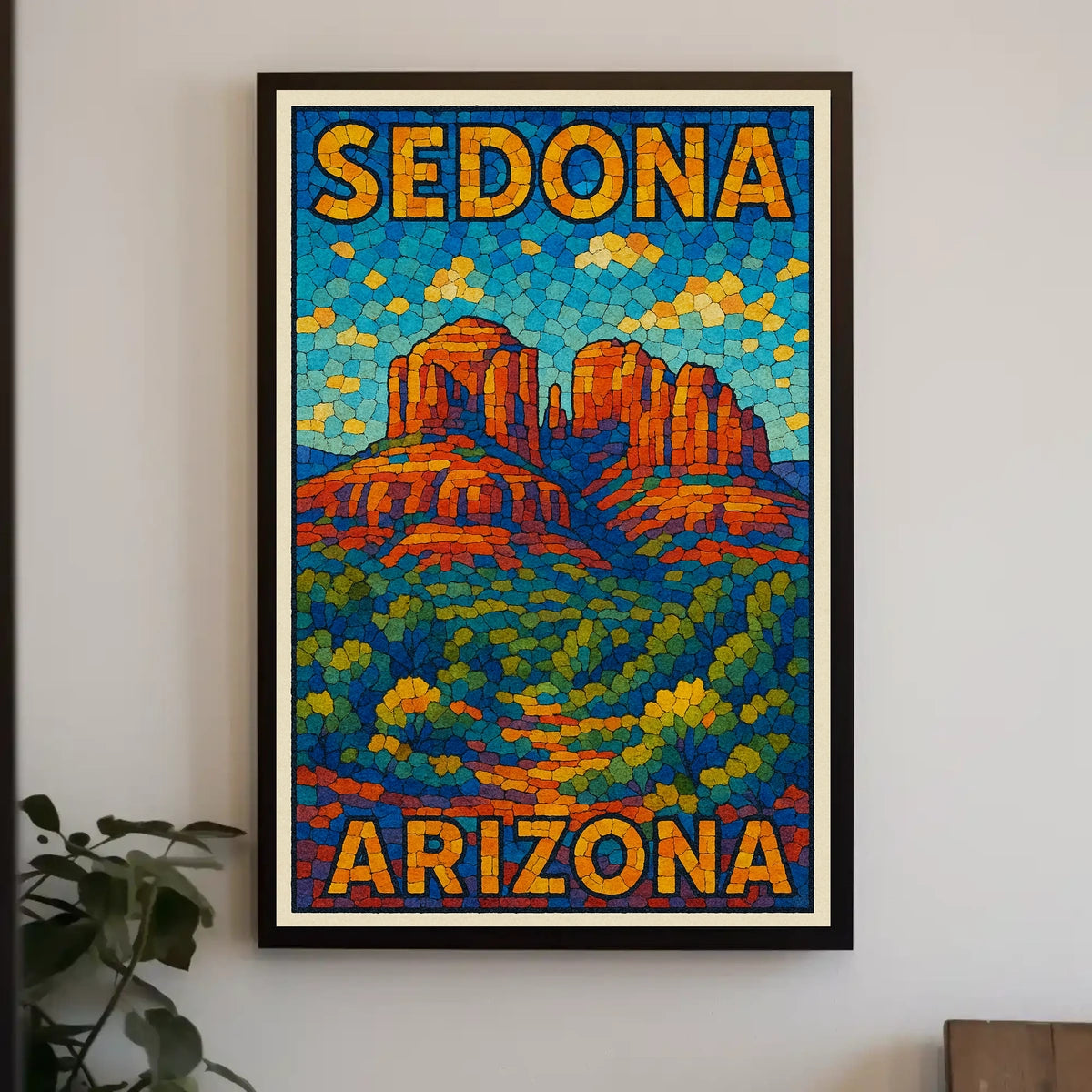 Sedona, Arizona Mosaic Poster