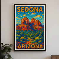 Sedona, Arizona Mosaic Poster