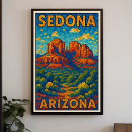 Sedona, Arizona Mosaic Poster